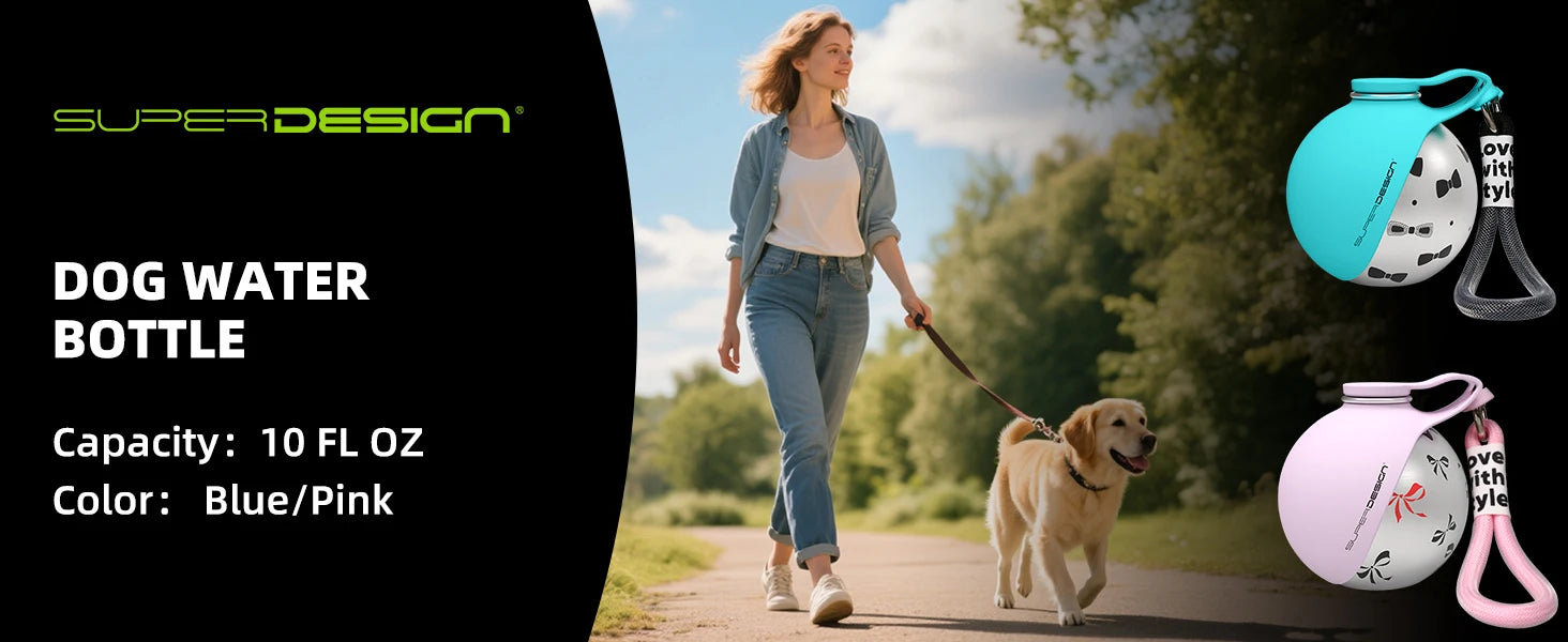 Portable Dog Water Bottle for Small Dogs