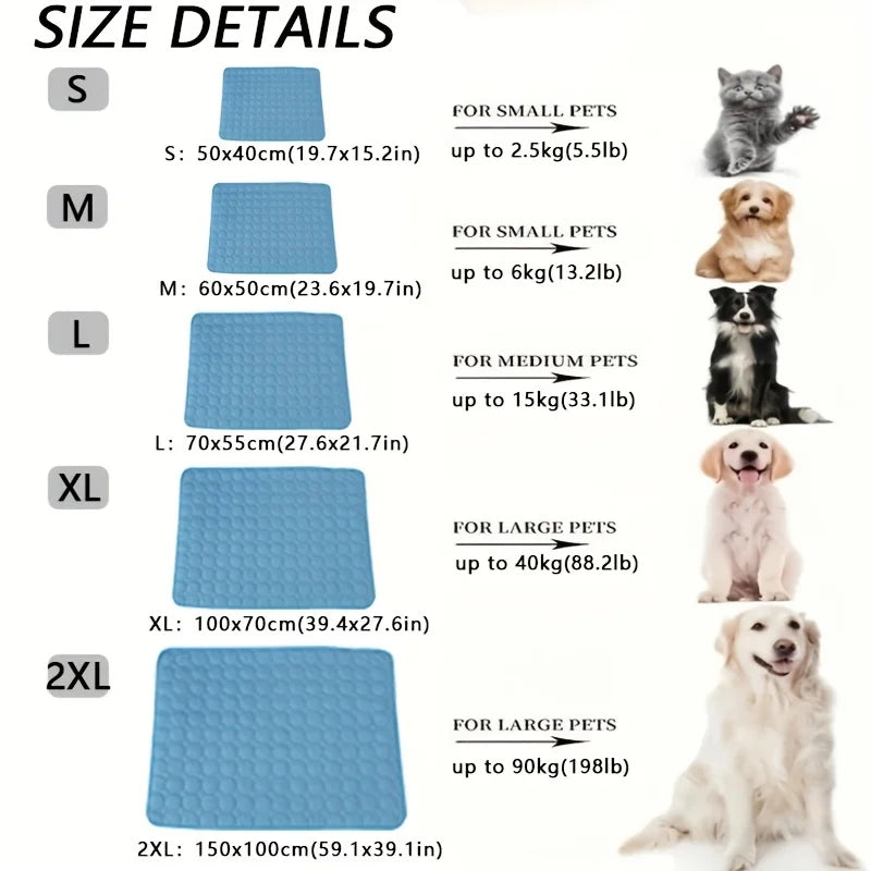 Pet Cooling Mat Summer Cold Bed