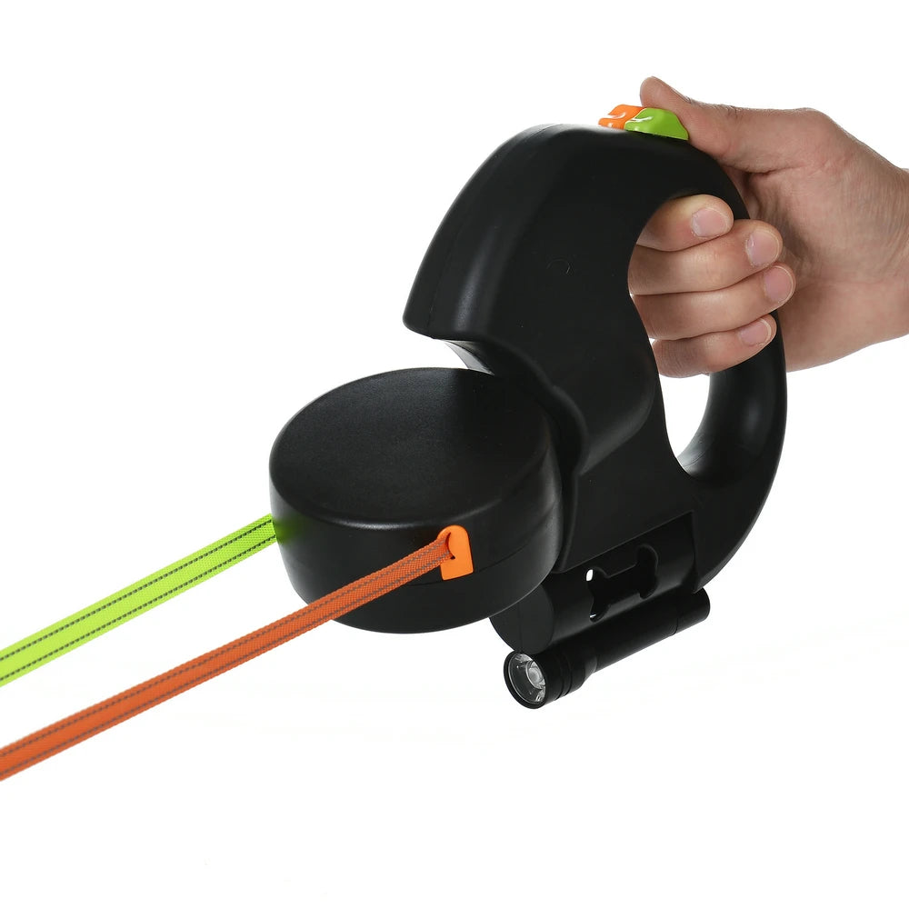 360° Tangle-Free Double Dog Walking Leash