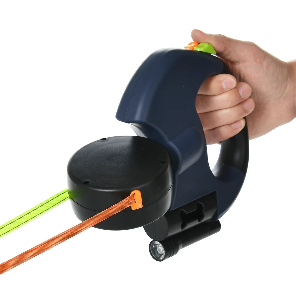 360° Tangle-Free Double Dog Walking Leash