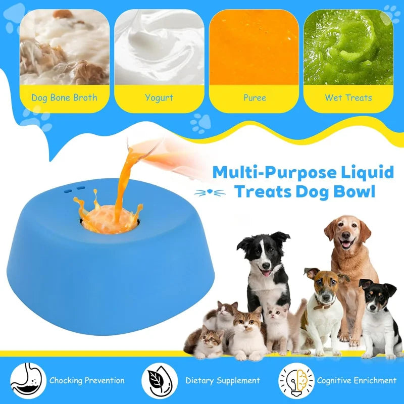 Anti-Choking Slow Feeder Dog Bowl Non-Slip