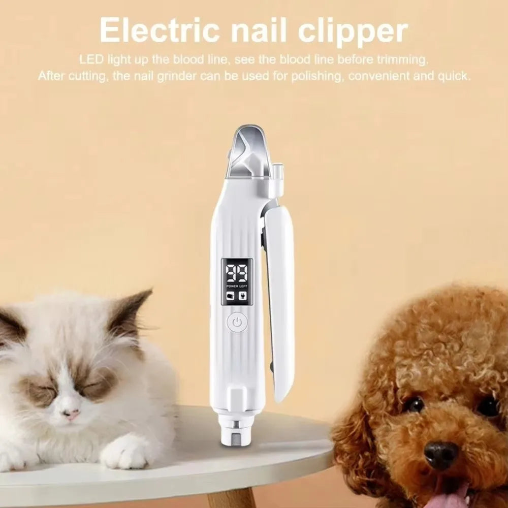 2 in 1 Electric Pet Nail Trimmer