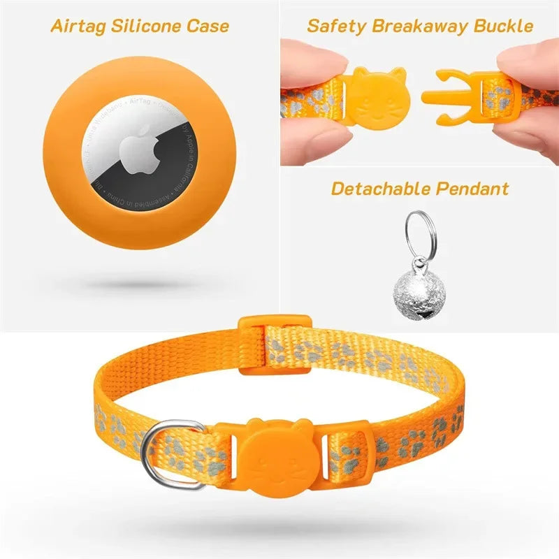 AirTag Compatible Safety Cat Collar