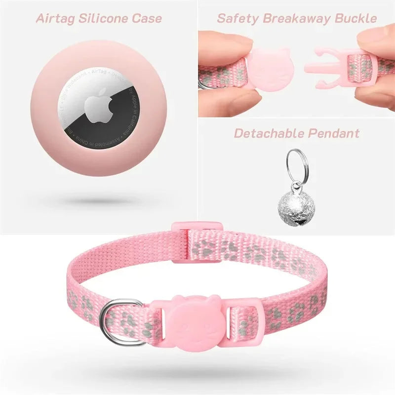 AirTag Compatible Safety Cat Collar
