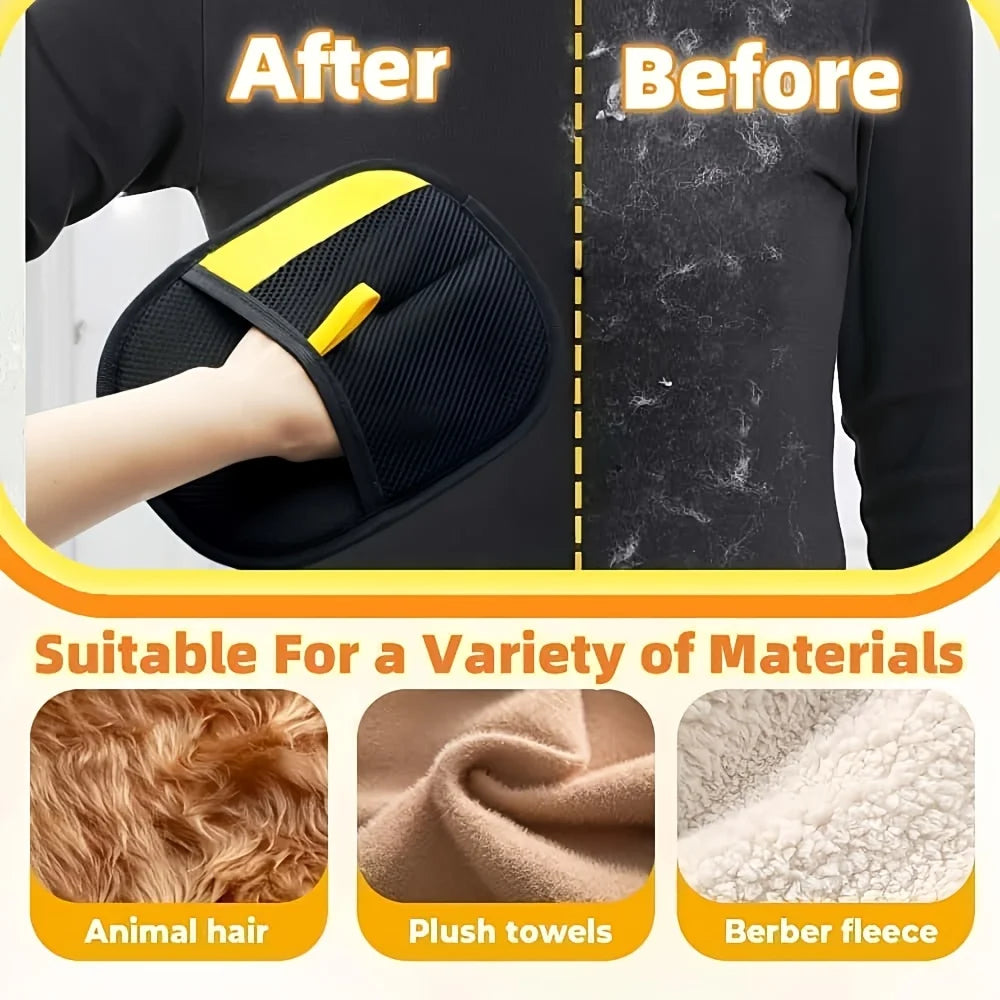 Pet Hair Removal Gloves Brush