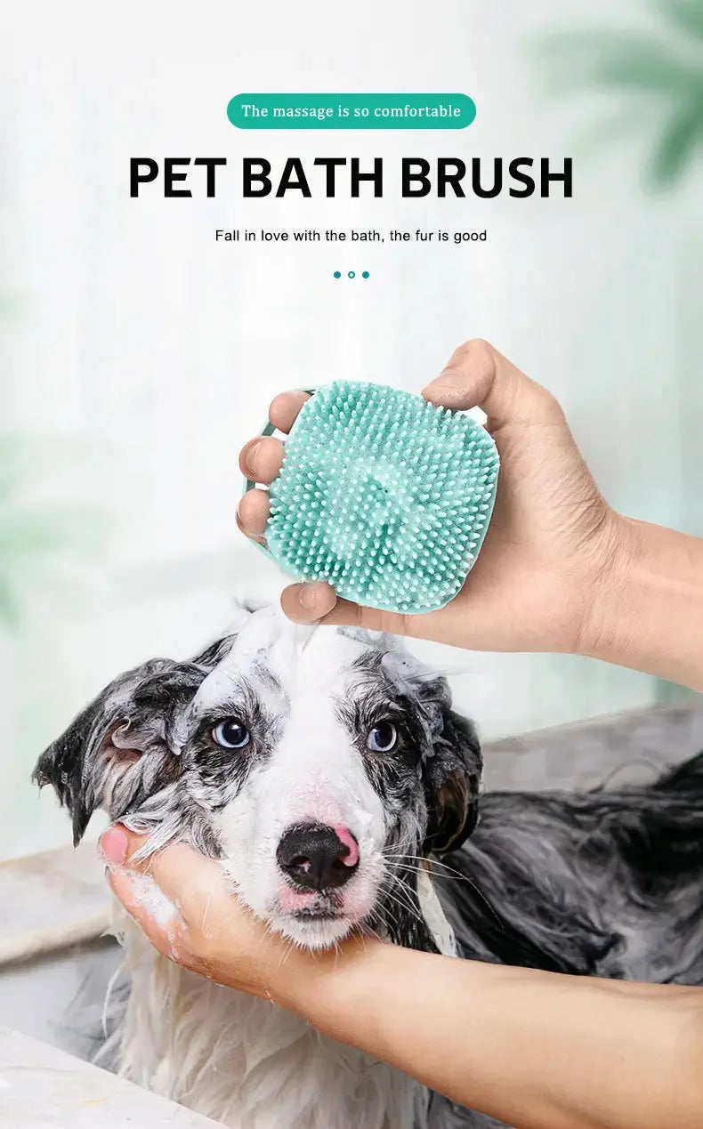 Soft Silicone Puppy Bath Scrubber