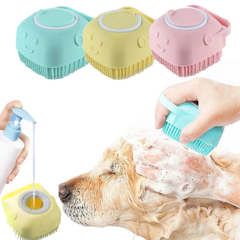 Soft Silicone Puppy Bath Scrubber