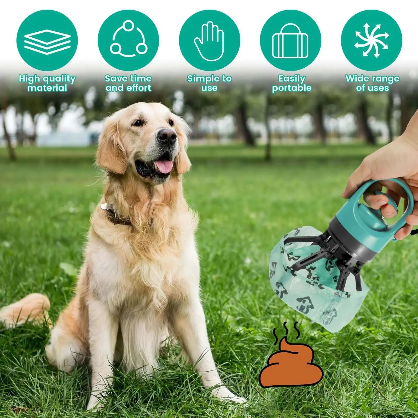 Portable Dog Pooper Scooper