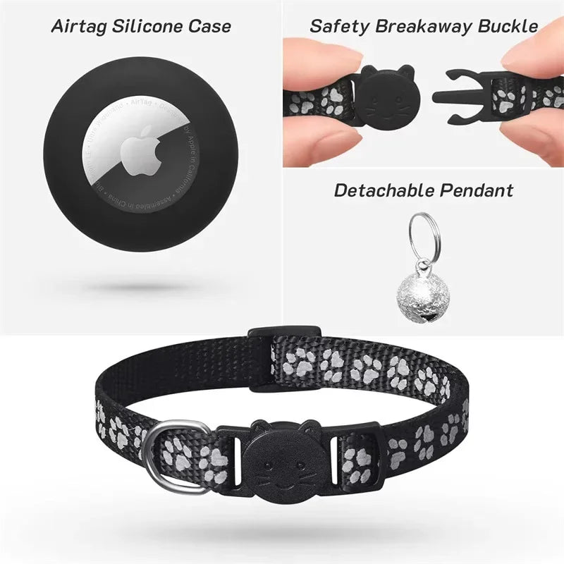 AirTag Compatible Safety Cat Collar