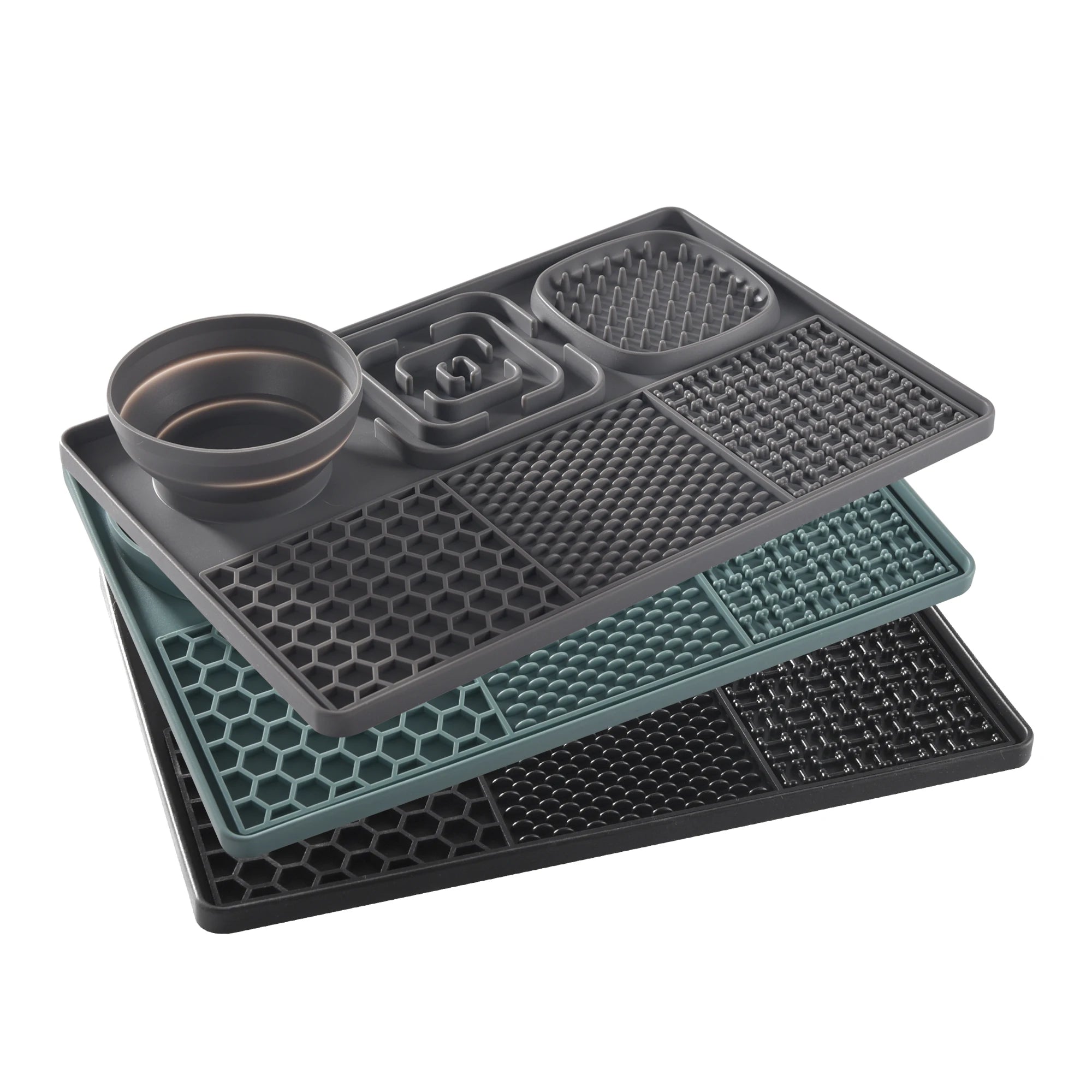 Slow feeder Silicone dog licking pad