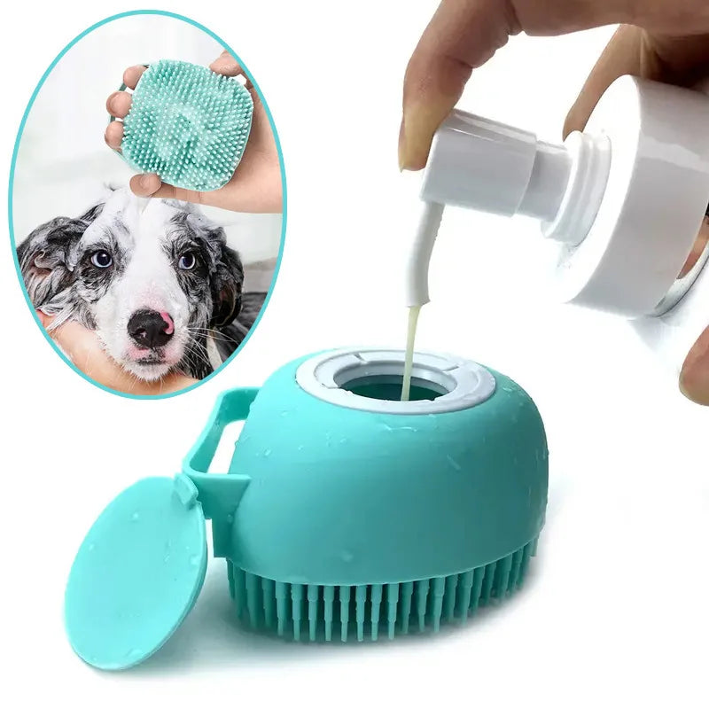 Soft Silicone Puppy Bath Scrubber
