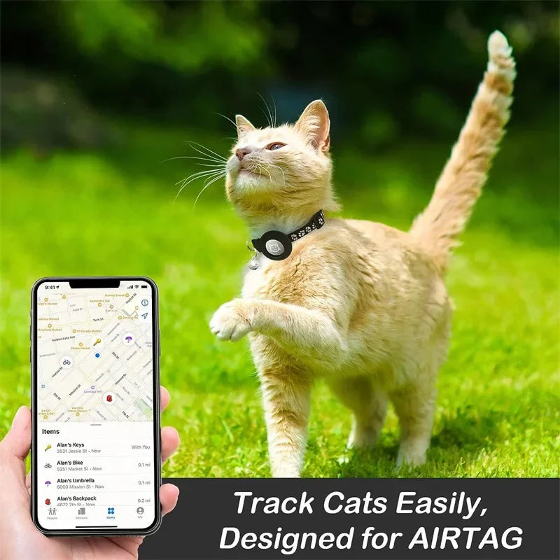 AirTag Compatible Safety Cat Collar