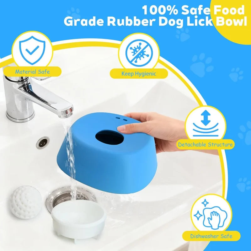 Anti-Choking Slow Feeder Dog Bowl Non-Slip