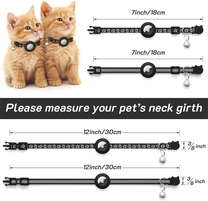 AirTag Compatible Safety Cat Collar